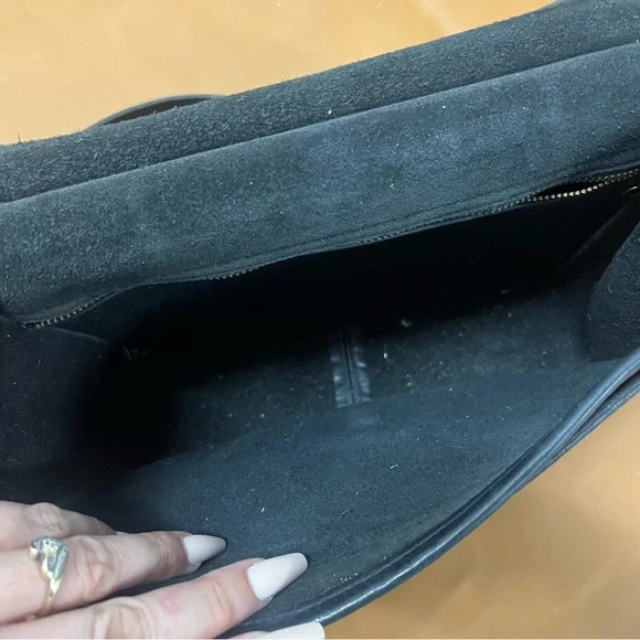 Vintage Coach Willis 9927 Black Leather Crossbody Bag - Picture 8 of 9